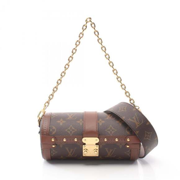 LOUIS VUITTON Papillon Trunk Shoulder Bag Coated Canvas Leather Monogram Wome... - Picture 2 of 8
